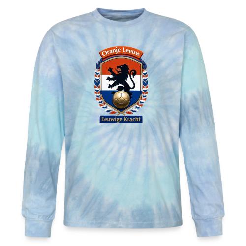 Netherlands Lion Premium T-Shirt, Dutch Flag Gift - Tie Dye Long Sleeve T-shirt