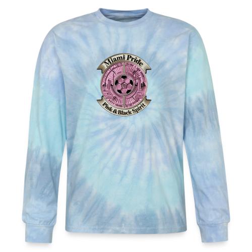 Miami Pride T Shirt, Soccer City Pride Gift - Tie Dye Long Sleeve T-shirt