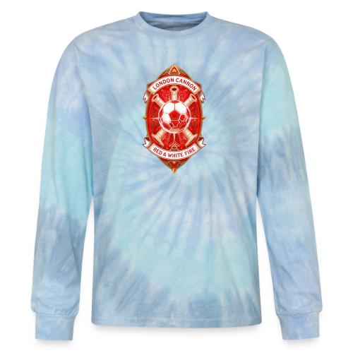 Red London Cannon T Shirt,Football City Pride Gift - Tie Dye Long Sleeve T-shirt