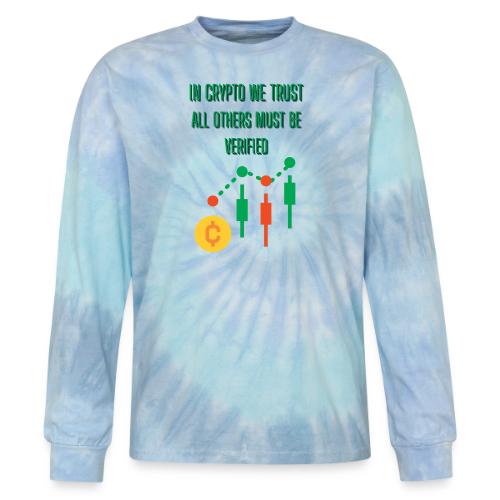 Sarcastic Bitcoin Investor T-shirt - Tie Dye Long Sleeve T-shirt