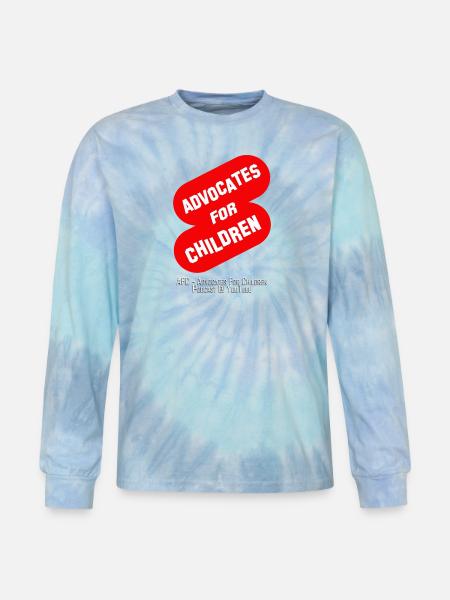 AFC Red Flash Sign - Tie Dye Long Sleeve T-shirt - blue lagoon