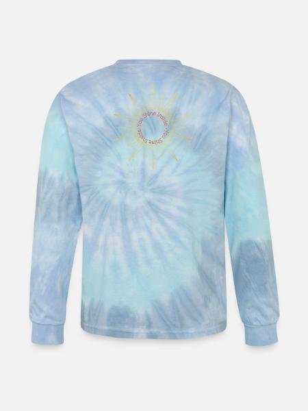 Sunshine - Tie Dye Long Sleeve T-shirt - blue lagoon