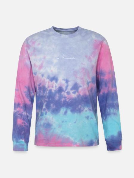 Awaiting design image - Tie Dye Long Sleeve T-shirt - cotton candy