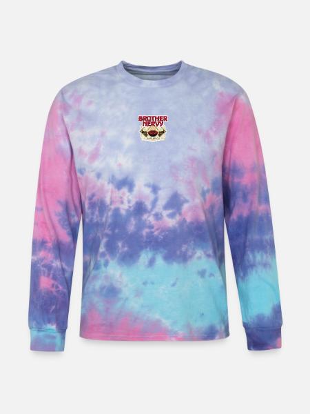 BROTHER NERVY | Tokyo Nights - Tie Dye Long Sleeve T-shirt - cotton candy