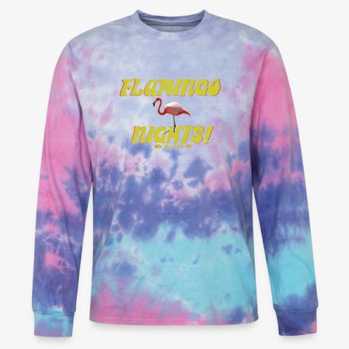 Flamingo Nights - Tie Dye Long Sleeve T-shirt
