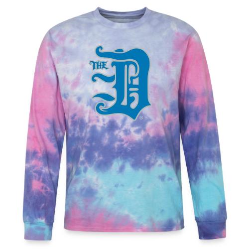The D® Blue and Silver - Tie Dye Long Sleeve T-shirt