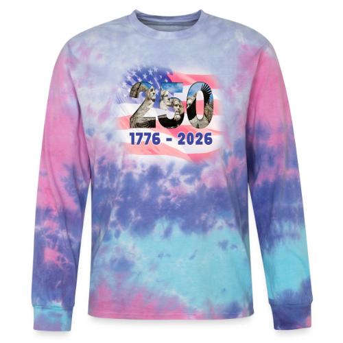 1776 - 2026 | 250 Years USA - Tie Dye Long Sleeve T-shirt