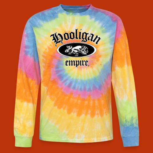 Hooligan Empire Lion Black - Tie Dye Long Sleeve T-shirt