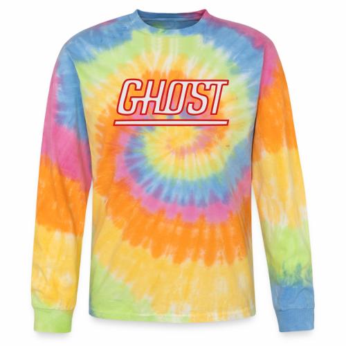 ghosttextsmaller - Tie Dye Long Sleeve T-shirt
