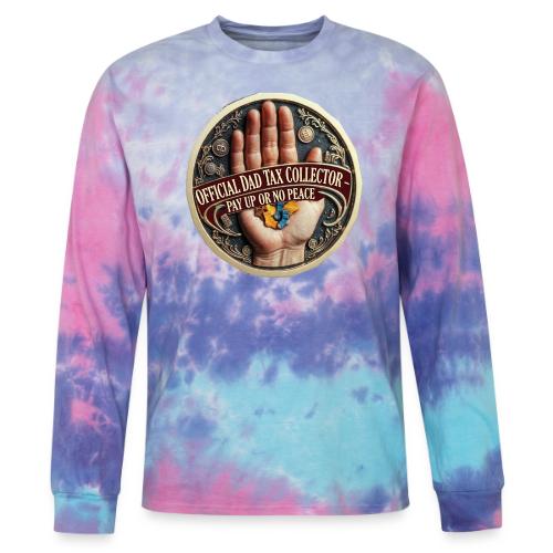 Dad Tax Collector Medallion T Shirt - Tie Dye Long Sleeve T-shirt