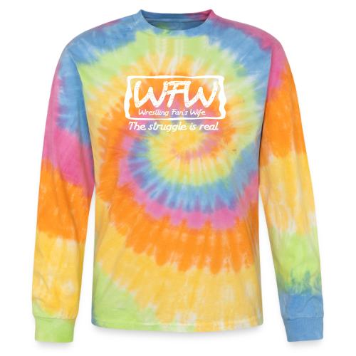 WFW Wrestling Fan's Wife - Tie Dye Long Sleeve T-shirt