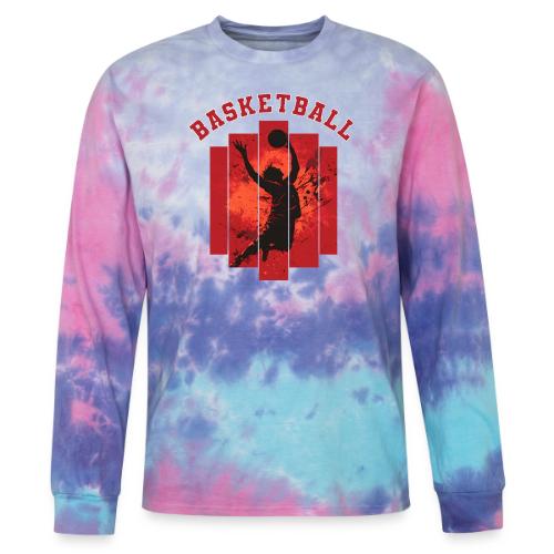 Basketball Mode On - Tie Dye Long Sleeve T-shirt