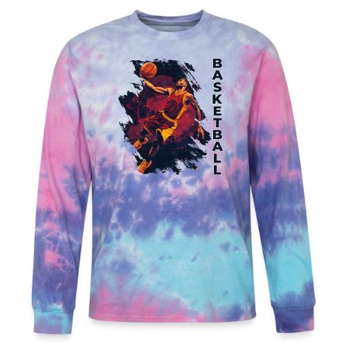 Basketball Charge - Tie Dye Long Sleeve T-shirt