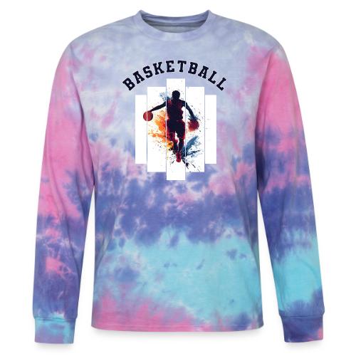 Basketball Never Stops - Tie Dye Long Sleeve T-shirt