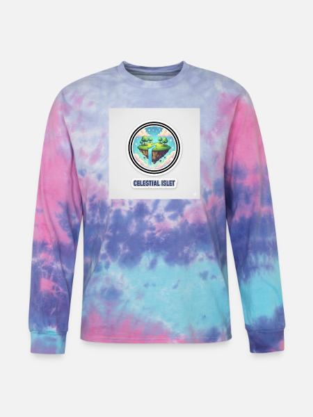 Celestial Islet - Tie Dye Long Sleeve T-shirt - cotton candy