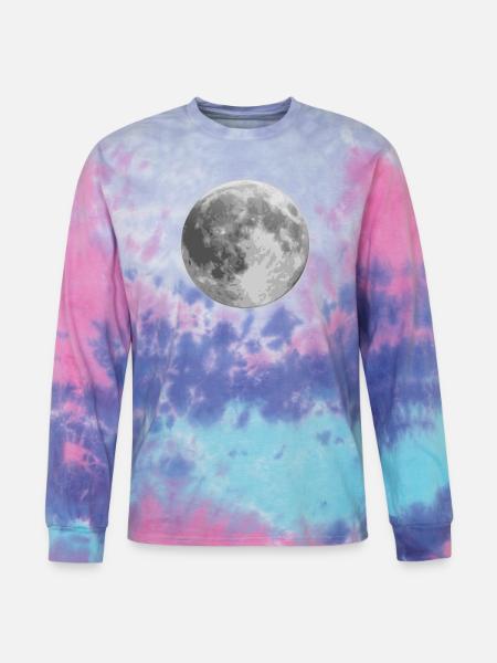 Lune - Manches longues tie-dye - cotton candy
