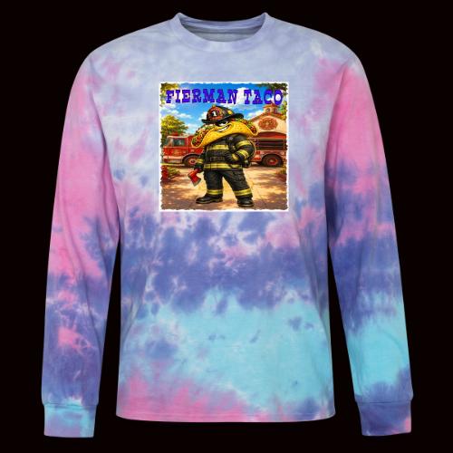 Fireman Taco - Tie Dye Long Sleeve T-shirt