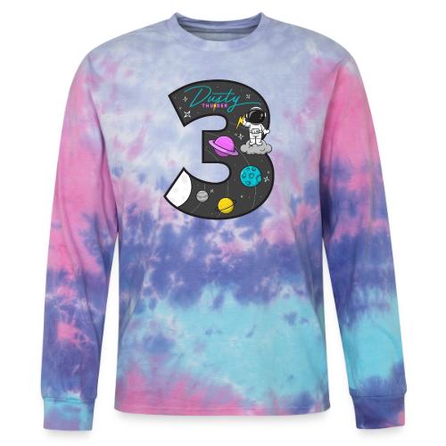 3 Year Channelversary Design - Tie Dye Long Sleeve T-shirt