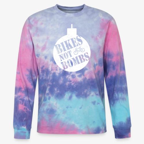 Bikes Not Bombs - Tie Dye Long Sleeve T-shirt