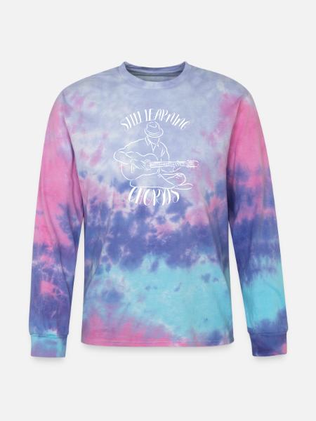 Still_Learning_Chords - Tie Dye Long Sleeve T-shirt - cotton candy