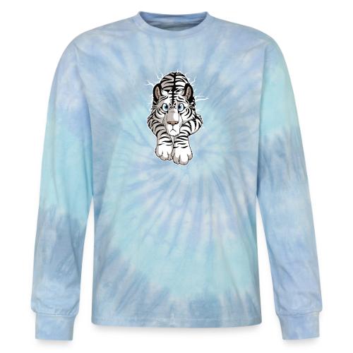 STUCK White Tiger - Tie Dye Long Sleeve T-shirt