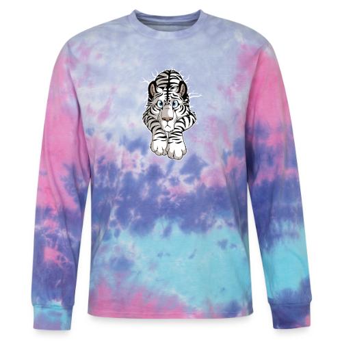 STUCK White Tiger - Tie Dye Long Sleeve T-shirt