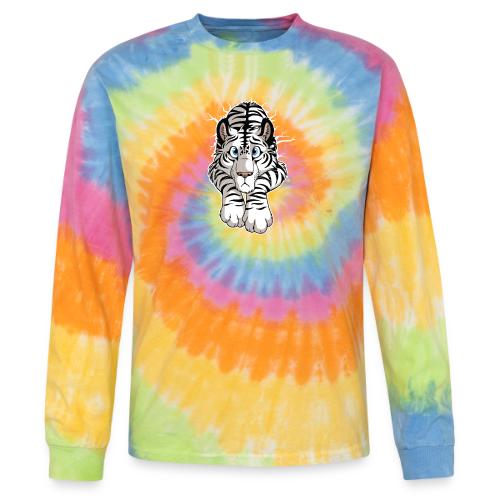 STUCK White Tiger - Tie Dye Long Sleeve T-shirt