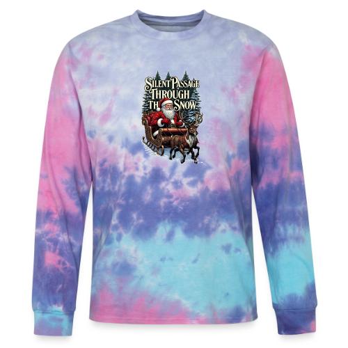 Nostalgic Santa T-Shirt - Tie Dye Long Sleeve T-shirt
