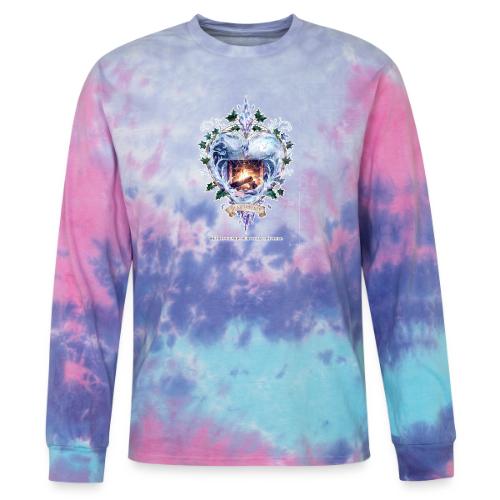 Imbolc Candle Veil T-Shirt | Veiled Rebirth - Tie Dye Long Sleeve T-shirt