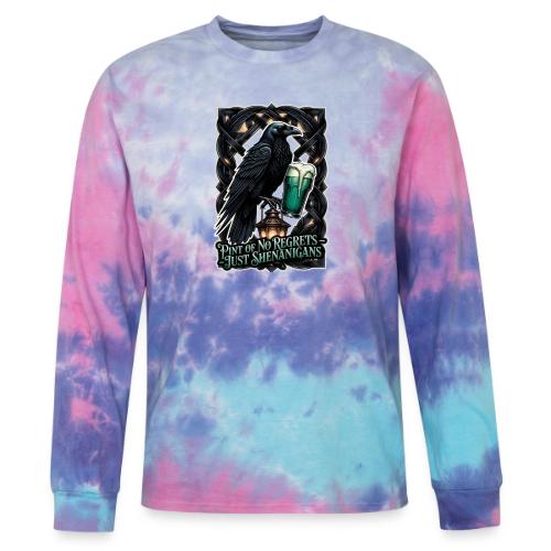 Sarcastic Raven Shenanigans Tee - Tie Dye Long Sleeve T-shirt