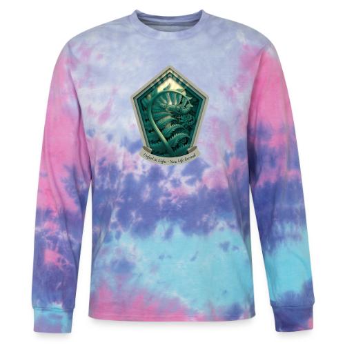 Easter Unfurl in Light Fern T Shirt, Spring Gift - Tie Dye Long Sleeve T-shirt