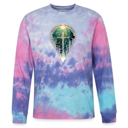 Easter Grace Cascades Vine T Shirt, Renewal Gift - Tie Dye Long Sleeve T-shirt
