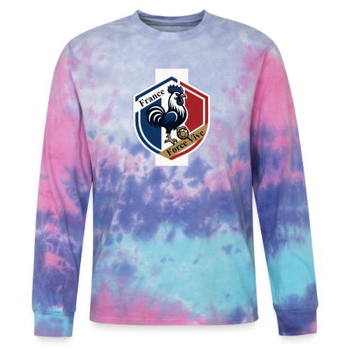 France Rooster T-Shirt, Bleu-Blanc-Rouge gift - Tie Dye Long Sleeve T-shirt