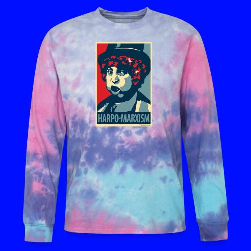 Harpo Marxism: parody of Obama poster - Tie Dye Long Sleeve T-shirt