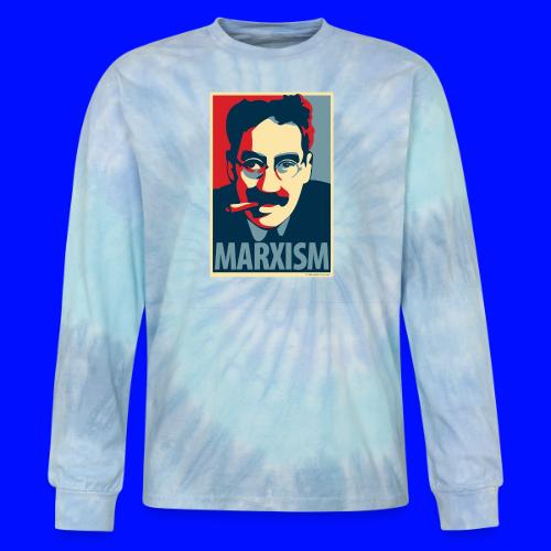Marxism: Obama Poster Parody - Tie Dye Long Sleeve T-shirt