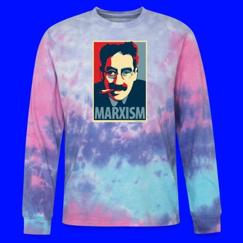 Marxism: Obama Poster Parody - Tie Dye Long Sleeve T-shirt