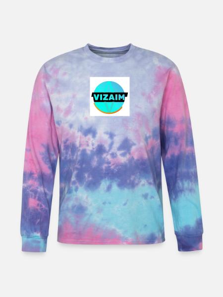 Vizaim wear - Tie Dye Long Sleeve T-shirt - cotton candy