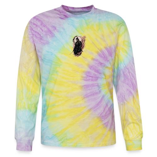 Samurai cherry blossoms - Tie Dye Long Sleeve T-shirt