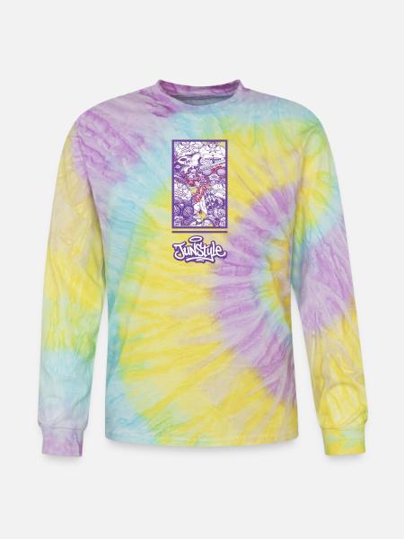 JunStyle Four Heavenly Kings Character 05 - Tie Dye Long Sleeve T-shirt - mystique
