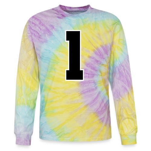 Varsity Number 1 Athletic Style - Tie Dye Long Sleeve T-shirt