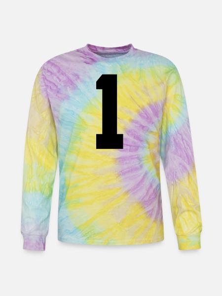 1 - Tie Dye Long Sleeve T-shirt - mystique