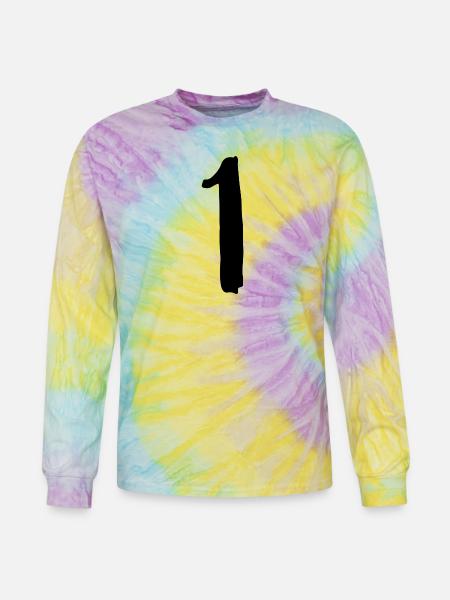 1 - Tie Dye Long Sleeve T-shirt - mystique