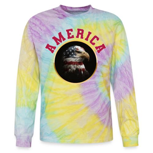 America Soars - Tie Dye Long Sleeve T-shirt