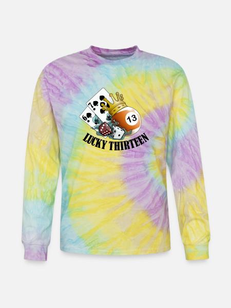 Lucky Thirteen - Tie Dye Long Sleeve T-shirt - mystique