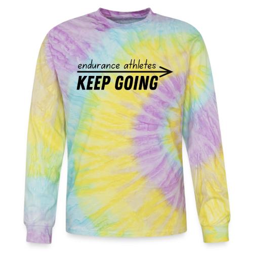 Endurance athletes KEEP GOING - Tie Dye Long Sleeve T-shirt