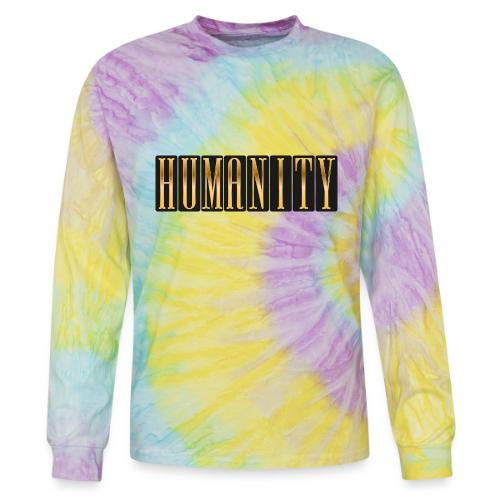 Golden Humanity Statement - Tie Dye Long Sleeve T-shirt