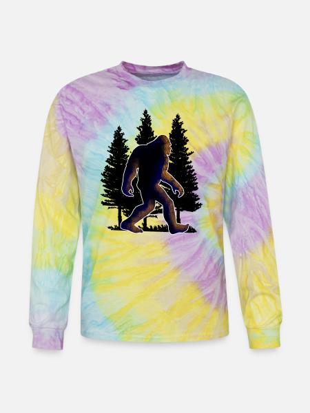 Big foot, Bigfoot - Tie Dye Long Sleeve T-shirt - mystique