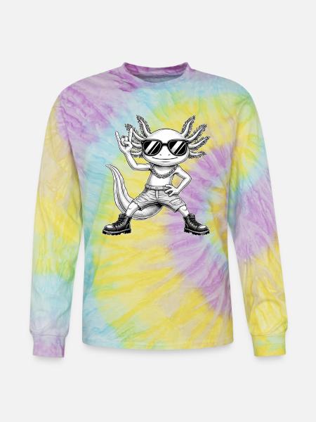 Sunglasses Salamander Rocker - Tie Dye Long Sleeve T-shirt - mystique
