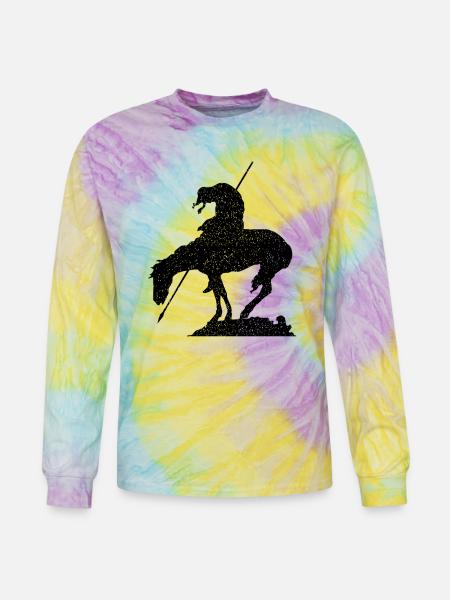 The horseman trail end  - Tie Dye Long Sleeve T-shirt - mystique