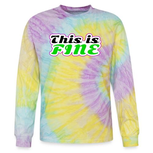 This Is Fine Balance - Tie Dye Long Sleeve T-shirt